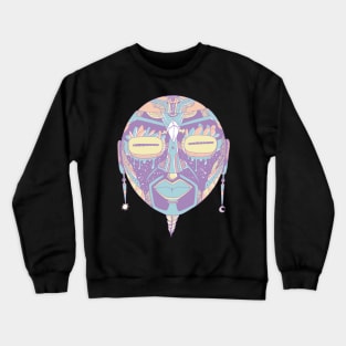 Retro Blend African Mask 2 Crewneck Sweatshirt